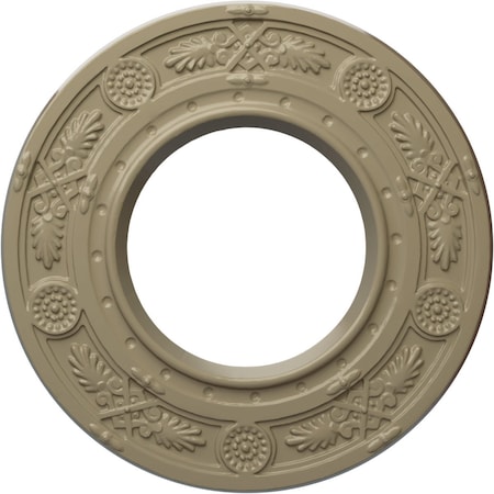 Ekena Millwork Daniela Ceiling Medallion (Fits Canopies up to 3 7/8"), 8"OD x 3 7/8"ID x 1/2"P, Gobi Desert CM08DNGDF